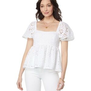 Lilly Pulitzer women’s Kay short sleeve Top size 6